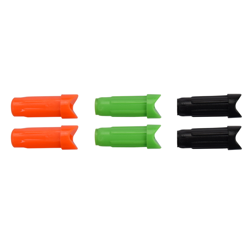 Nika Bågskytte 142219 ID 7.6mm Plastpil Nock för bågskytte Crossbow Bolts Fotografering