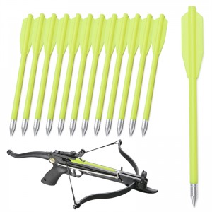 ELONG OUTOOT 110298 6.5INCH PLASTIC CROSBOW BOLTS Steel Point for Pistol Crossbow