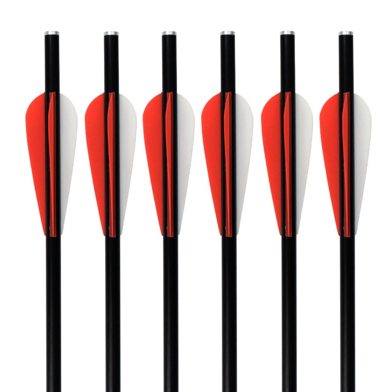 Elong Outdoor 117011 16Inch od8mm 8031 ​​Fiberglasbultar Bågskytte Jakt med Crossbow Bolt