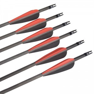 Elong Outdoor 113024 ID6.2mm SP400 Carbon Fiber Arrow Bågskytte Utomhus Skytte Sport