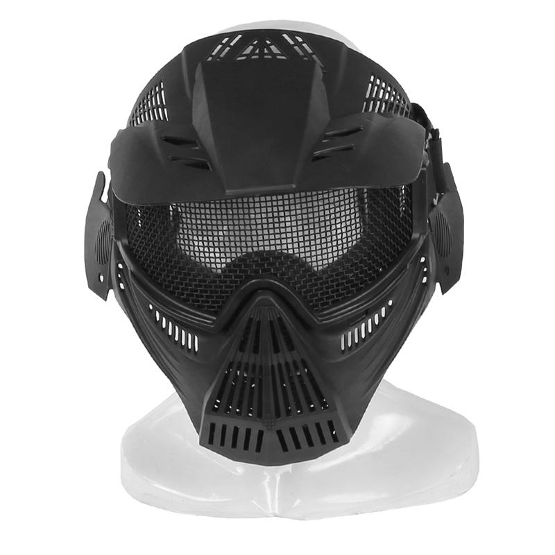 44MA07-BK Airsoft Mask Tactical Masks Fullt ansikte med ögonskydd för CS Survival Games Shooting