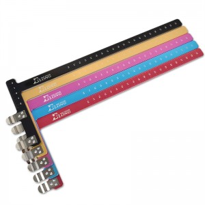 46BS02 Bow Square Bowstring Nock Points L Shape Linjal Bow för Recurve Bow Takedown Bow