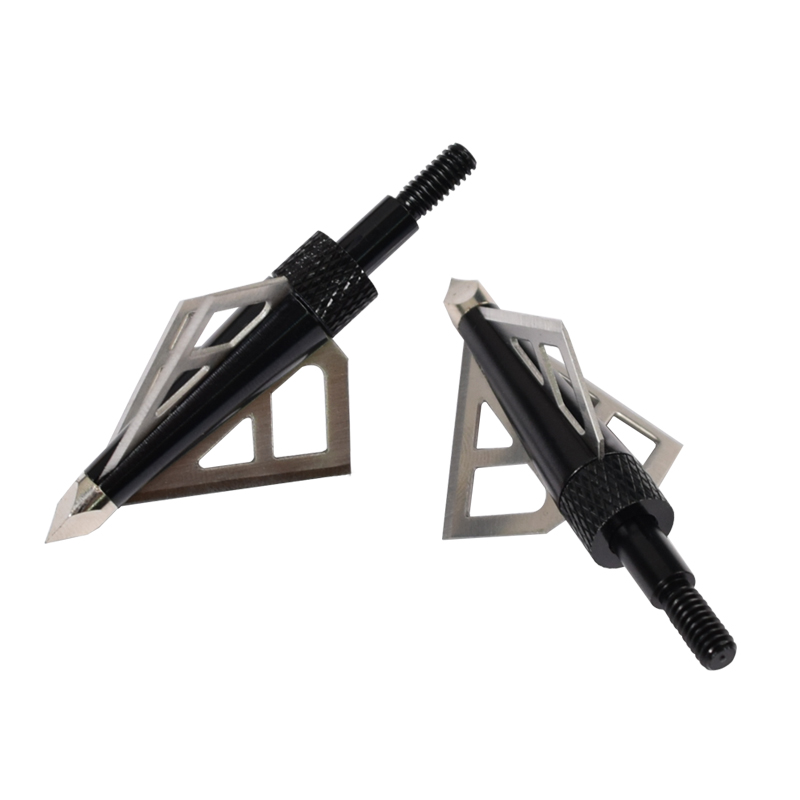 Nika Bågskytte 15B028 3 Blad 100 Kornbreddare för bågskytte Crossbow Bolt Pilar Skruvtips Jakt