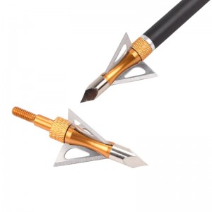Nika Bågskytte 15B030 100 Korn Rostfritt stål Broadheads Archery Crossbow Bolt Jakt