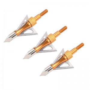 Nika Bågskytte 15B030 100 Korn Rostfritt stål Broadheads Archery Crossbow Bolt Jakt