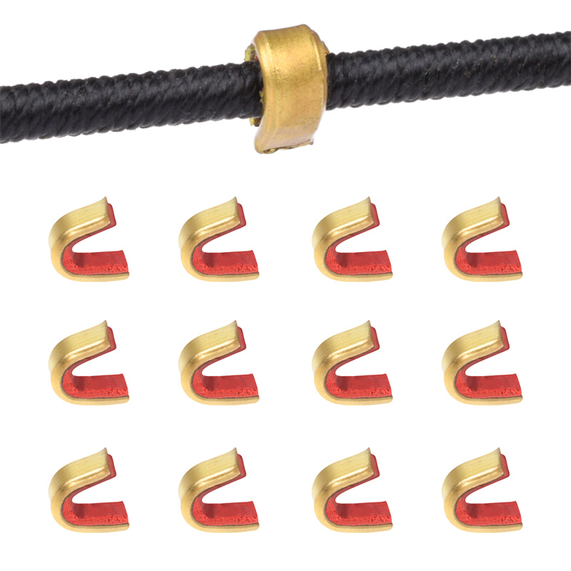 280003 Bågskytte Sträng Nocking Points Bow String Buckle Clip för förening och Recurve Bow