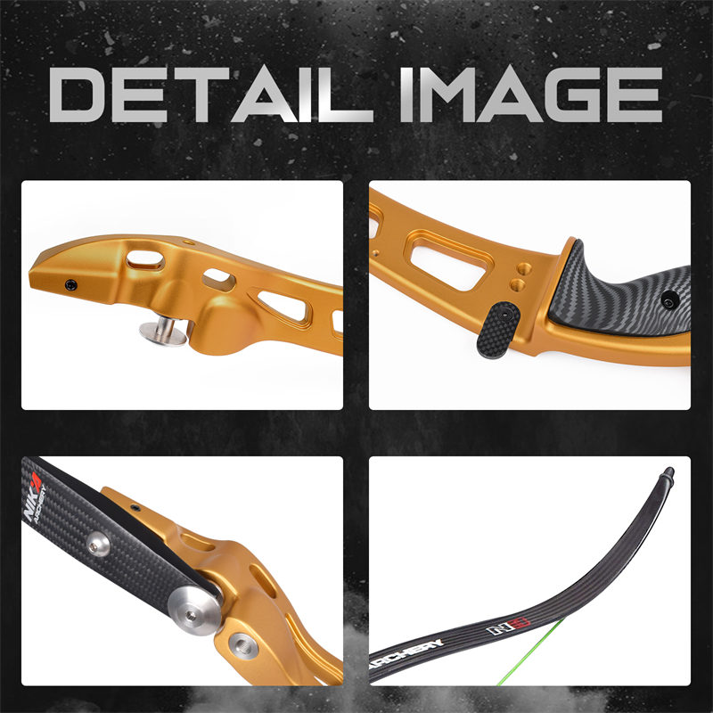Nika Archery ET-8 68Inch Recurve Bow for Archer Target Shooting