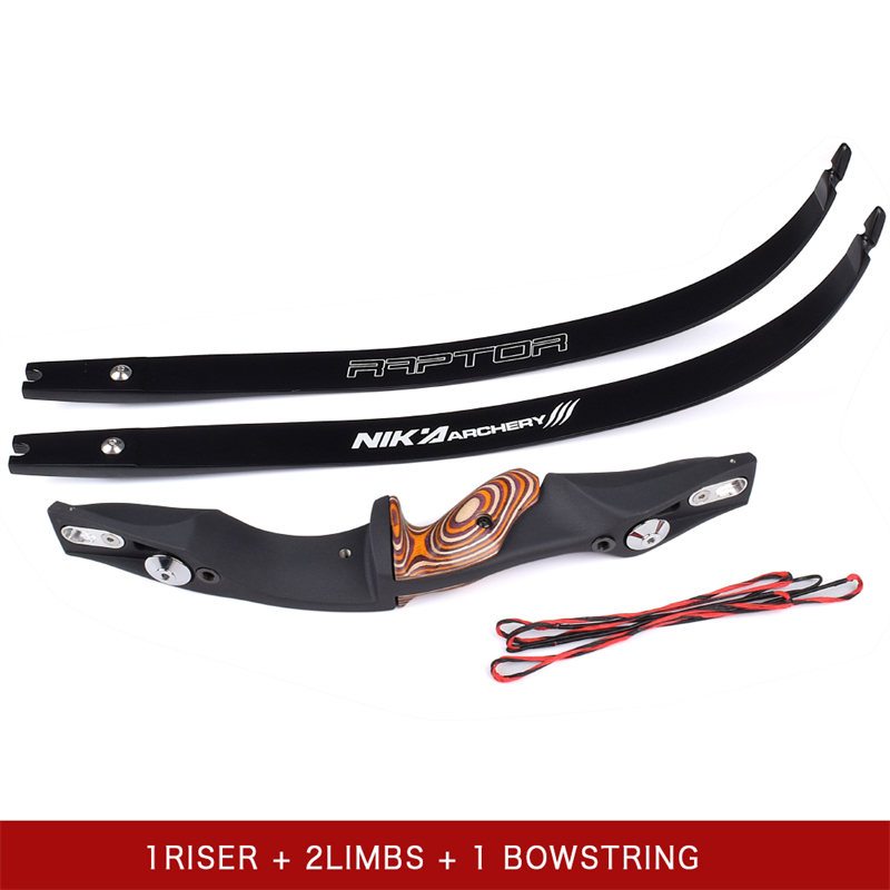 Nika Archery 220053 60inch Recurve Bow med 17inch Ilf RH/LH RISER Target Sport Shooting&hunting