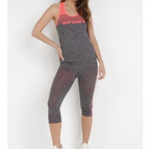 Svart och orange TRACKSUIT