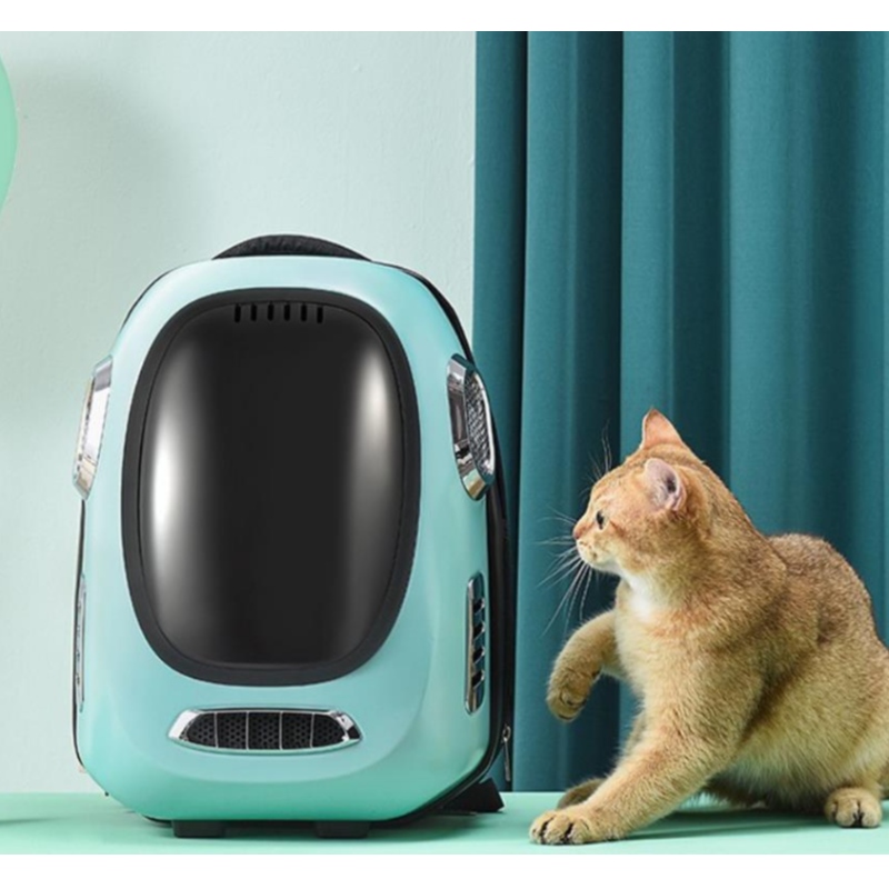 Stort utrymme Smart Cat Ryggsäck Stöd Power Bank