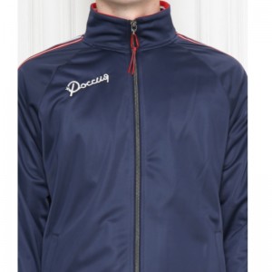 Bomullstickad sportdräkt