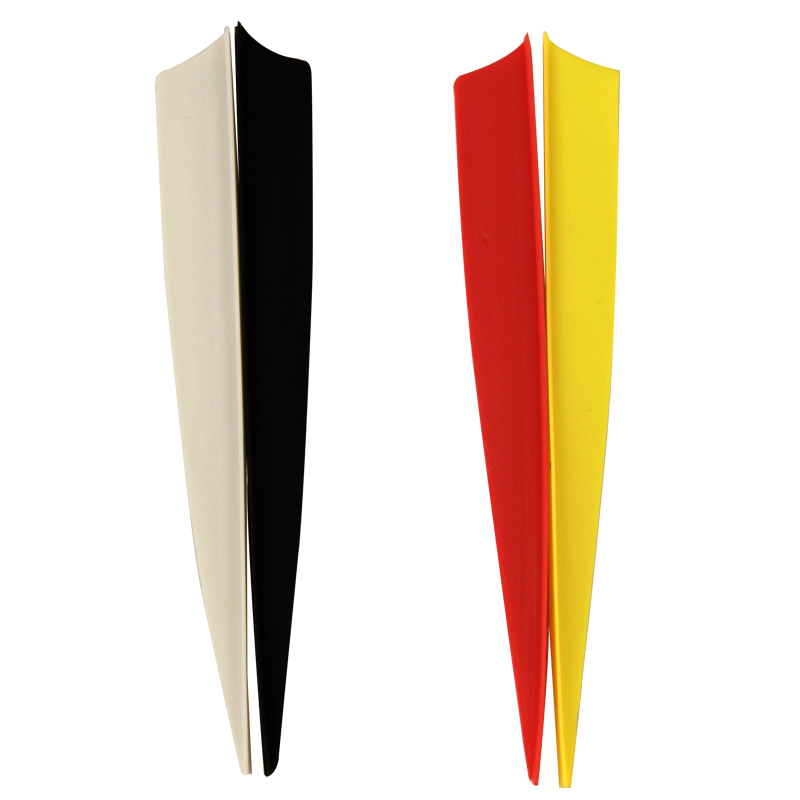 Nika Archery 170017 5Inch Shield TPU Vane för bågskytte Alla typer av pilskytte