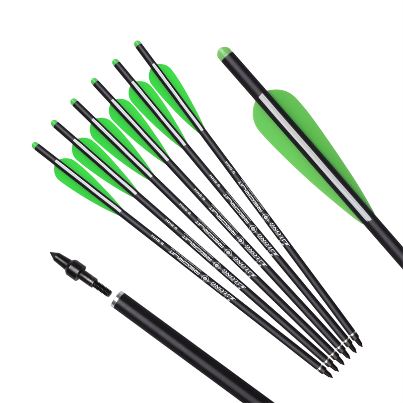 Elong Outdoor 116049-04 ID7.62mm 20Inch Rollfiberglass Bolt Bågskytte Crossbow Bolts
