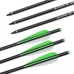 Elong Outdoor 116049-04 ID7.62mm 20Inch Rollfiberglass Bolt Bågskytte Crossbow Bolts