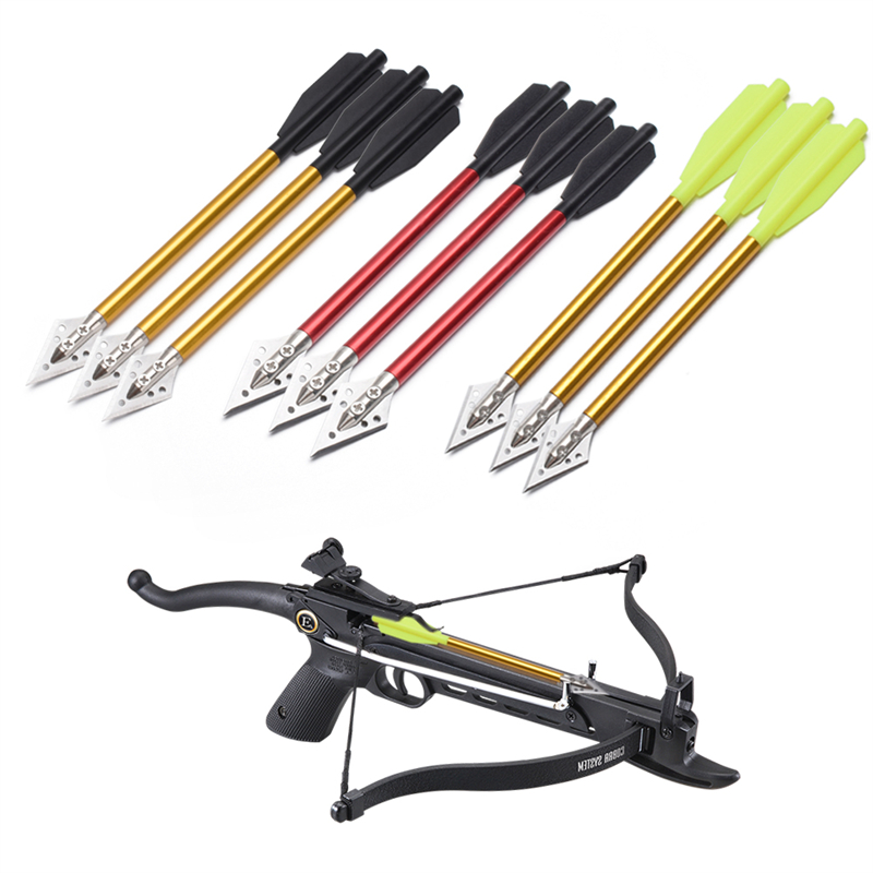 Elong Outdoor 118643 16cm Aluminium Bolt Blade Broadhead för Crossbow Bågskytte Jakt