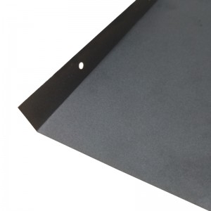Svart PC-isoleringsark, flamskyddsmedel isoleringsark för övre locket, lätt att vika batteriisoleringsarket