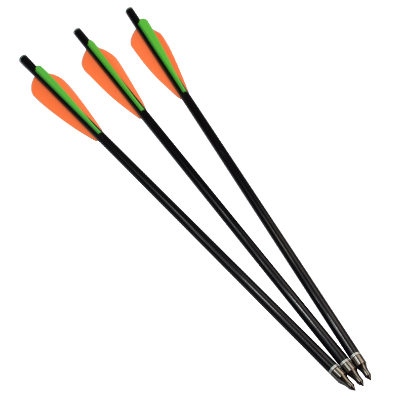 Elong utomhus 117006 14Inch od8mm glasfiber crossbow bultbågskytte jakt med crossbow bultar