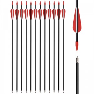 Elong Outdoor 110130 ID5mm 30Inch Fiberglass Shaft Arrow Bågskytte Utomhusskytte