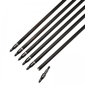 Elong Outdoor 114454 ID6.2mm SP500 30Inch Carbon Fiber Arrow Turkiet fjäderbågskytte