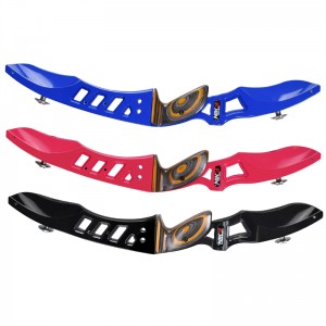 Nika bågskytte 220011 21 tum ILF LH Recurve Bow Riser för bågskytte tonåringar utomhussportskytte