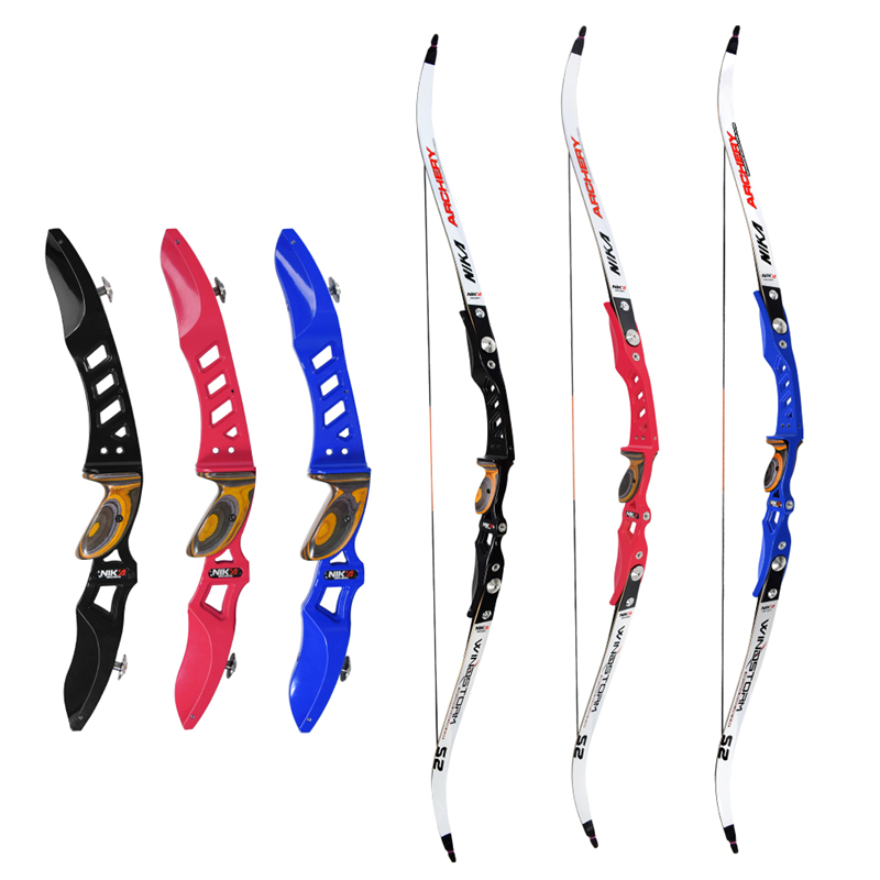 Nika Archery 210018 64Inch RH ILF Recurve Bow Busur Recurve for Outdoor Sport Target Shooting Practice