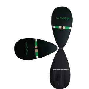 Anpassad droppformad liten storlek oregelbunden bladform Solpanel Portable Off-Grid Mini Home Solar Power Panels för hus