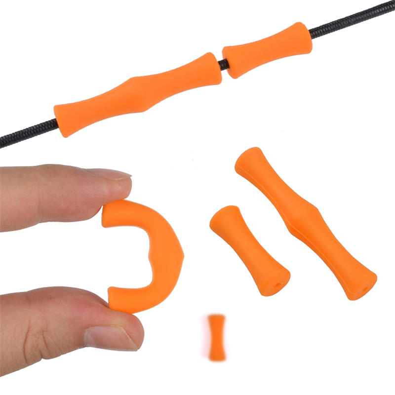 Elong Outdoor 42FT09 Finger Guard Bow String Gummi Guard Bågskytte med fingerskydd