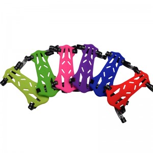 Elong Outdoor 44AG03 Arm Guard Mjukgummi Dubbelfaced med bågskytte pilar Skytte plastskydd