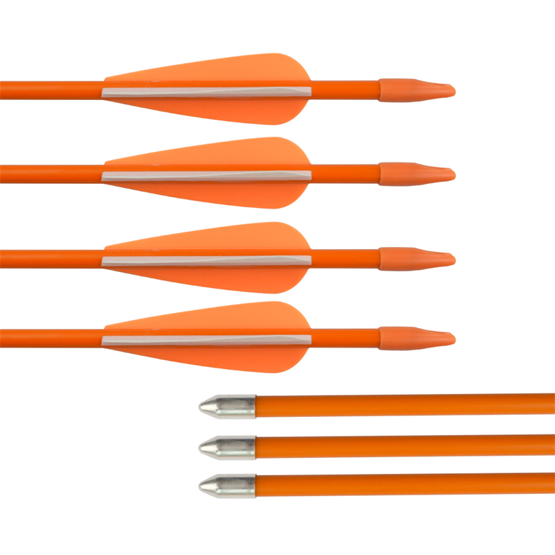 Elong Outdoor 110103 Fiberglass Arrow ID5mm 26Inch bågskytte målpraxis pilar Recurve Bow Shooting