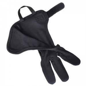 Elong Outdoor 42FT08 Fingerhandske Nylon Handgjorda bågskytte Fotograferingshandske Finger Protection