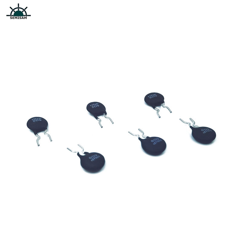 Kina ODM OEM CUT LEAD CURVE FORMA LEAD SVART 5 OHM 5D9 DIAMETER 9MM Motstånd Power Termistor