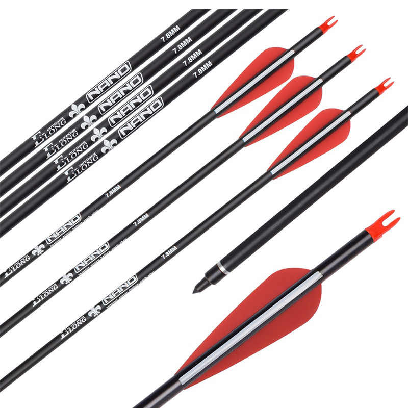 Elong Outdoor 115500-08 30Inch Roll Fiberglass Arrow Archery Recurve Bow Target Shooting Practice