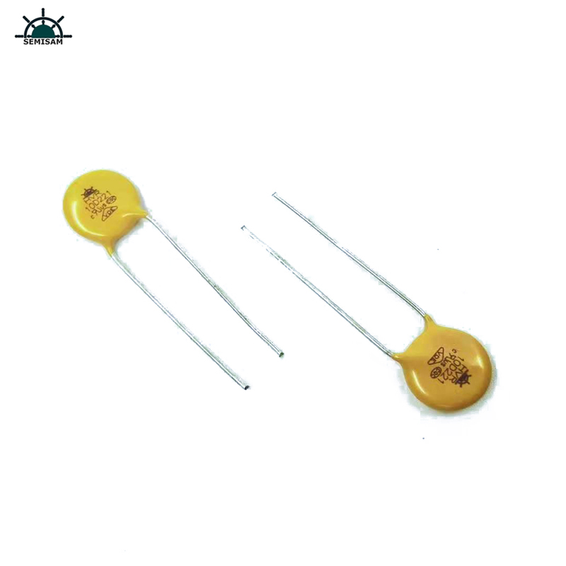 Original ODM-motstånd leverantör Gul kisel 10d221 Diameter 10 mm metalloxid MOV-varistor för strömförsörjning