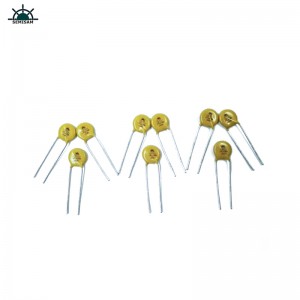 Original ODM-motstånd leverantör Gul kisel 10d221 Diameter 10 mm metalloxid MOV-varistor för strömförsörjning
