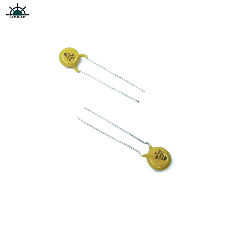 Original Tillverkare Lång bly, Gul kisel MOV 7D511 510V 7mm Motstånd Mov Varistor