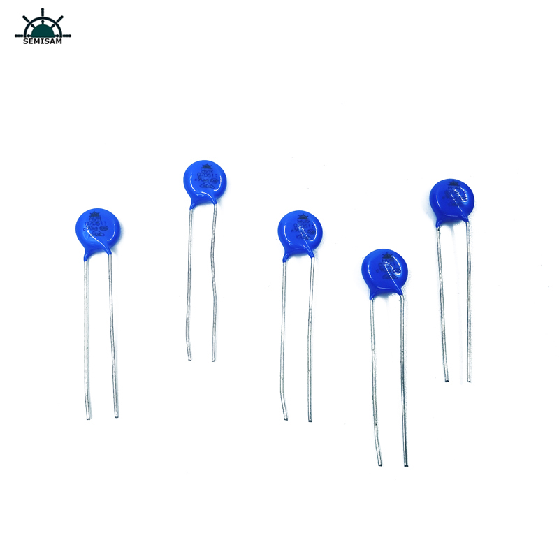 Original Tillverkare Lång bly, Blå kisel MOV 7D511 510V 7mm Motstånd Mov Varistor