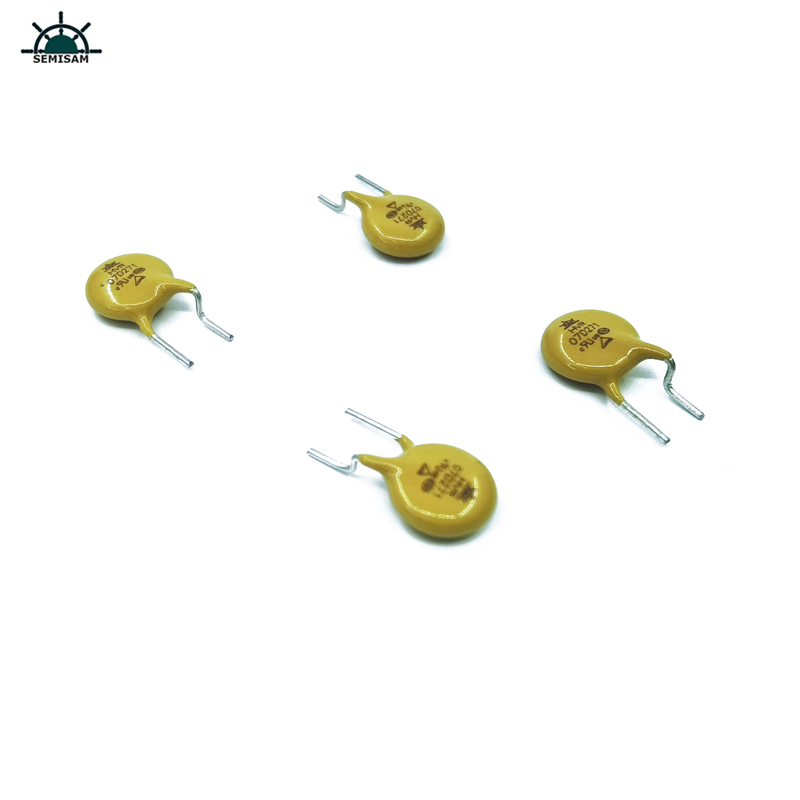 Original Tillverkare Klipp bly, Gul kisel MOV 7D271 270V 7mm Motstånd Mov Varistor