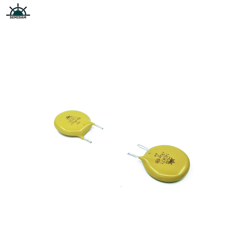 Tillverkare Kina existerade produkter, gul skär kort kink MOV Motstånd14mm 14d471 470V Varistor MOV