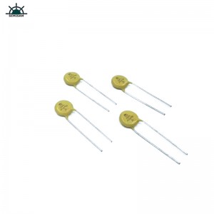 Kina ODM elektronikkomponenter, gul MOV 10mm 10d561 560V Zinkoxidvaristor (Movmetal oxidvaristor)