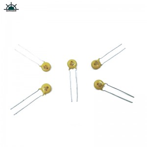 Kina ODM Electronics Components, gul MOV 7mm HVR07D511K Zinkoxidvaristor för hushållsapparat