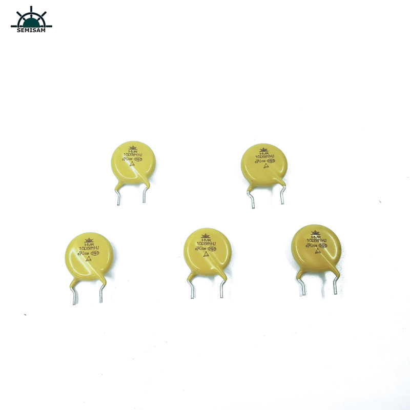 Kina Elektronikkomponenter, gul MOV 10mm 10d561 560V Zov Varistor Mov för överbelastningsskydd
