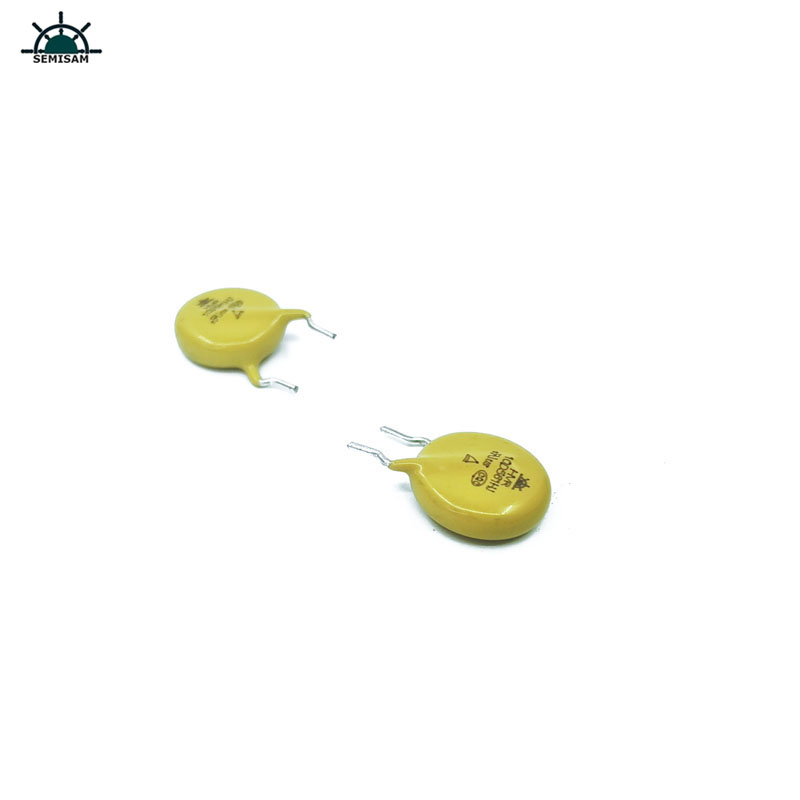 Kina Elektronikkomponenter, gul MOV 10mm 10d561 560V Zov Varistor Mov för överbelastningsskydd