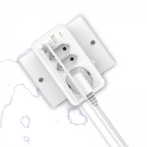 Nya tyska standardkonverteringspluggar europeiska standardkonverteringsuttag Europeiska vägguttag En till flera Använd European Standard Wall-pluggar