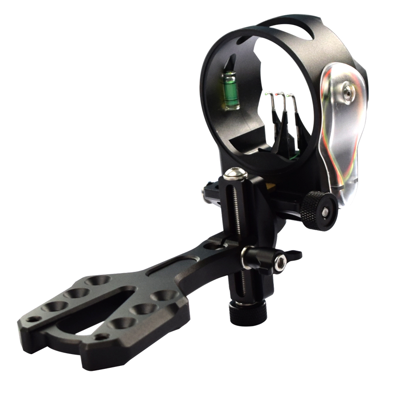 Nika bågskytte 260002-BK 3pin Bow Sight for Archery Compoint Bow Sight Jakt