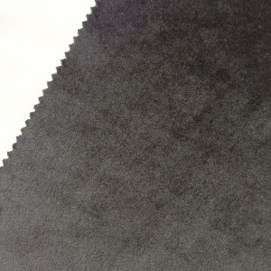 Återvunnet ensidig sammet gabardine