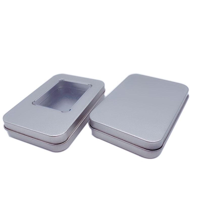 Heta produkter USB Tin Box Customizable Logo Leverantörer Metal Presentförpackning Tinplattillverkare (101mm * 70mm * 20mm)