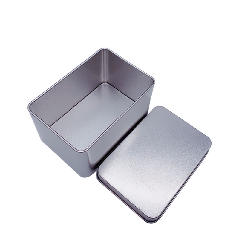 Kvadratisk tennbollburk, frostat matkvalitetsmaterial (107mm * 70mm * 60mm)