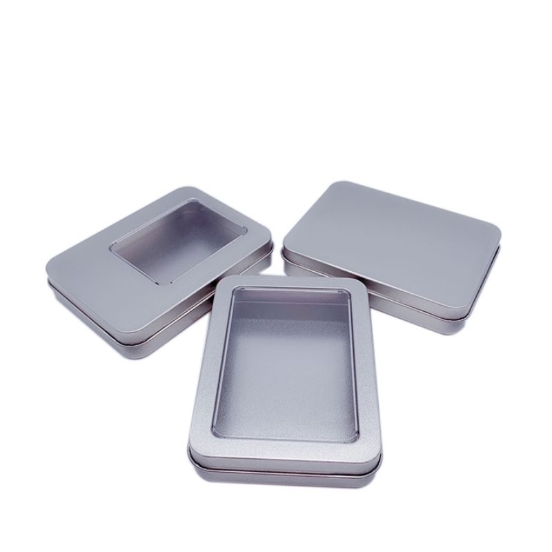 Rektangulär tennlåda (115mm * 85mm * 22mm)