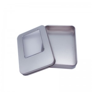 Rektangulär tennlåda (115mm * 85mm * 22mm)