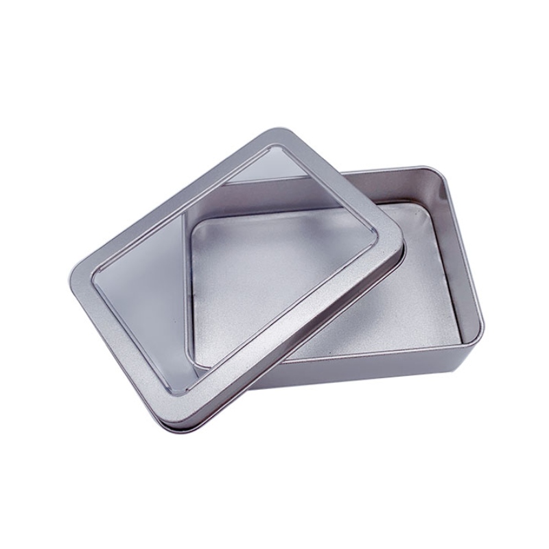 Rektangulär tennlåda (125mm * 90mm * 35mm) specialformad låda